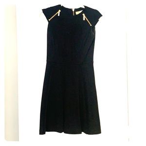 Michae Kors black zipper dress